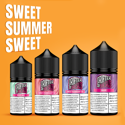 Sweet Summer Sweet Pack Drifter Bar Salts E-Liquid + Free Gift Leek Enta Sweet Summer Sweet Pack Drifter Bar Salts E-Liquid + Free Gift Leek Enta